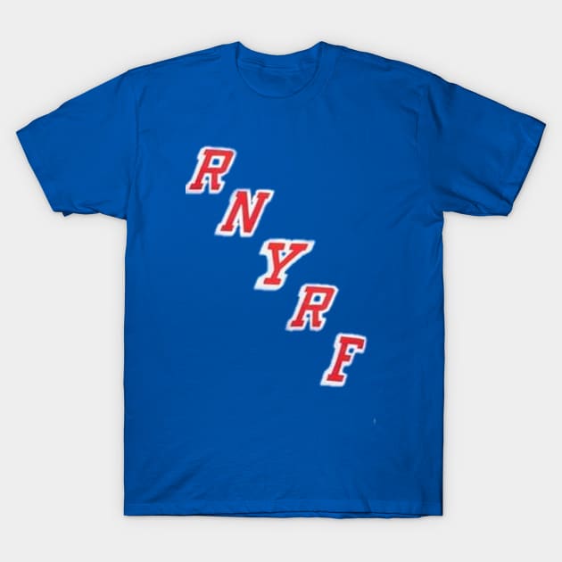 RNYRF Distressed Home Jersey Style T-Shirt by RNYRF